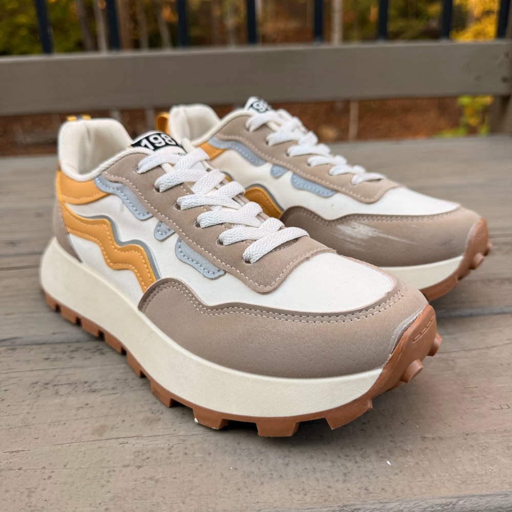 fashion "Forrest Gump" style walking sneakers - Picture 3 of 16